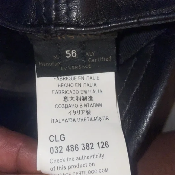 Authentic Leather Versace hat - Picture 4 of 6